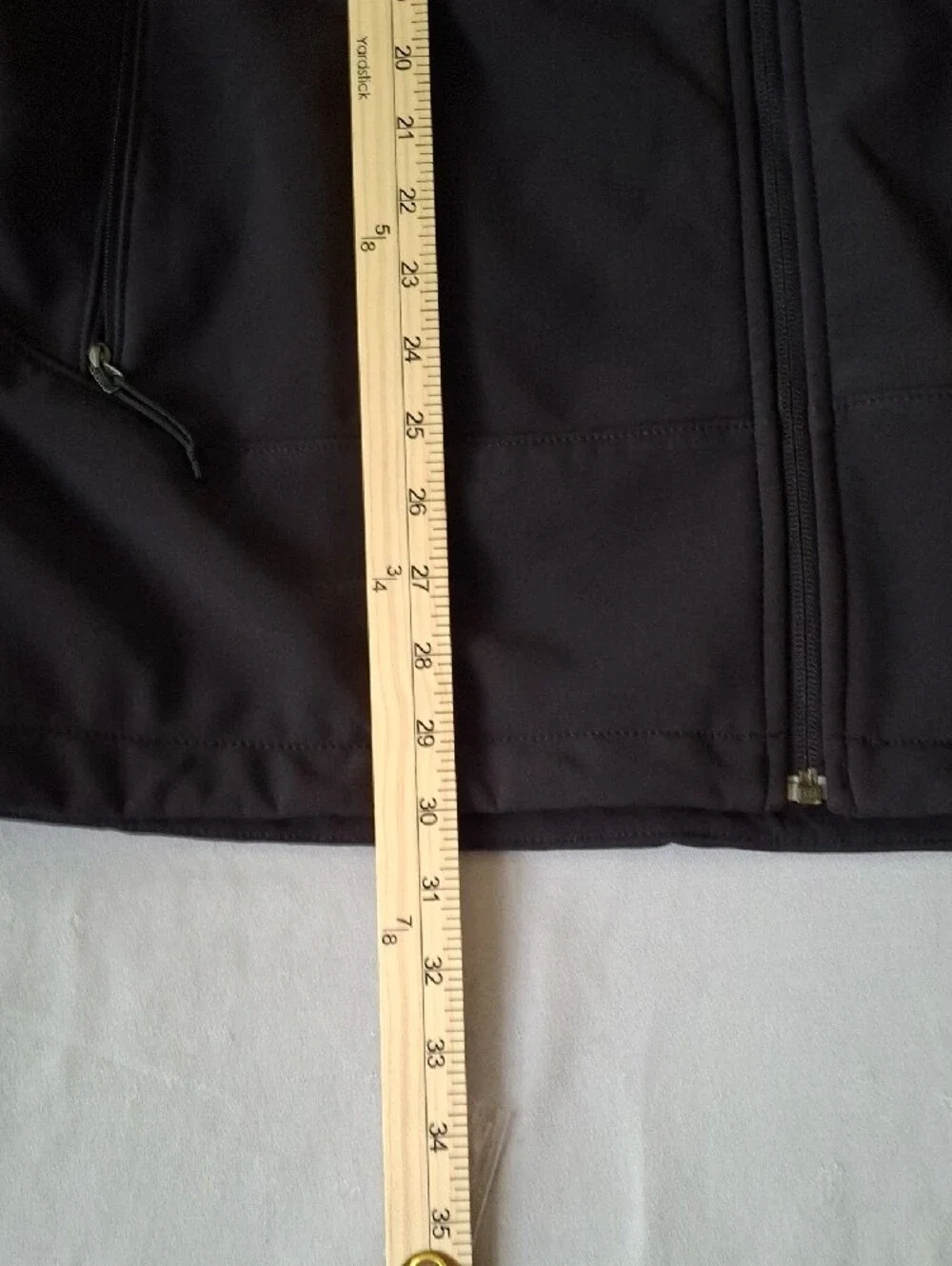 The North Face Black Softshell Performance Jacket with Chest Zip Windwall